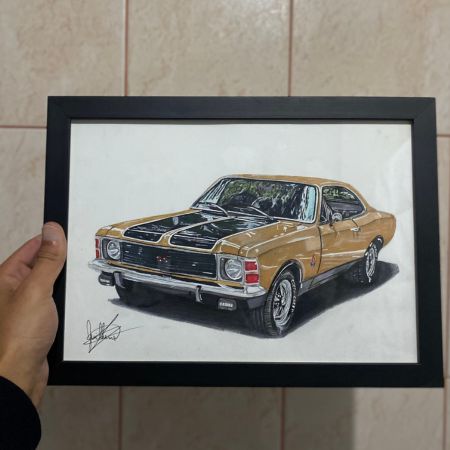 Retrato de Opala SS pintado à mão — CENARTS