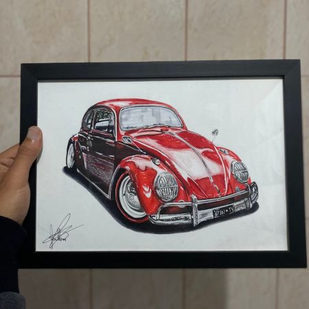 Retrato de Fusca pintado à mão — CENARTS