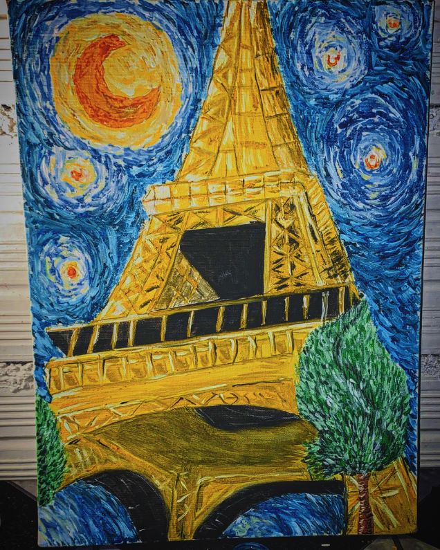 Paisagem pintada à mão — linha outros temas CENARTS