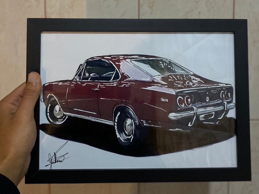 Retrato de Opala pintado à mão — CENARTS