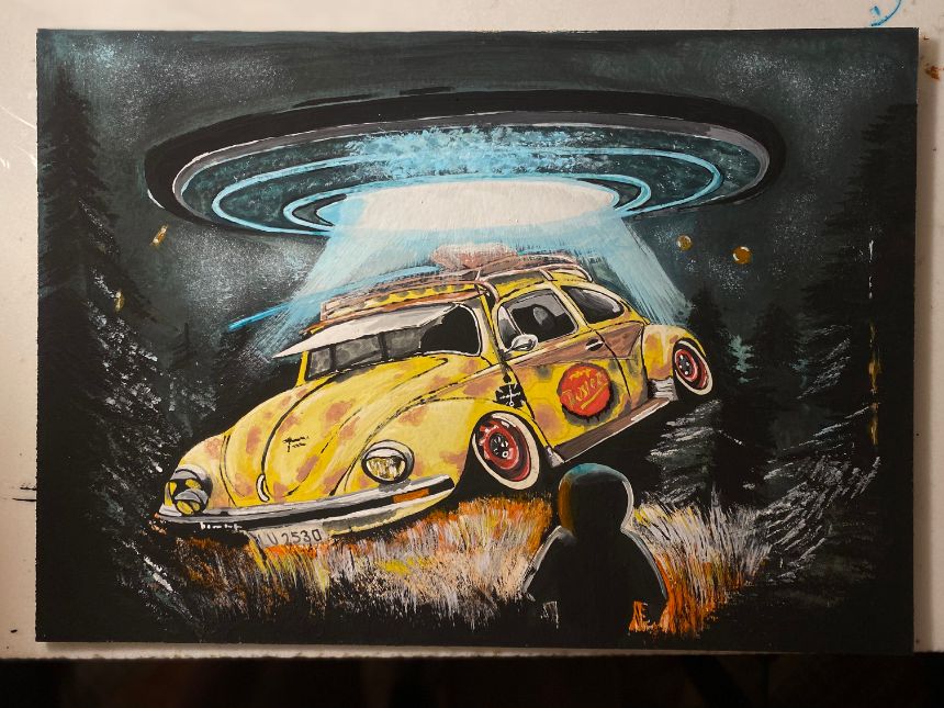 Retrato de Fusca sob encomenda — CENARTS